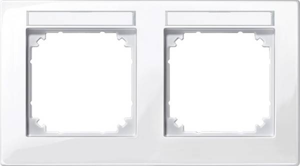 Merten  Telaio di copertura Coperchio System M bianco polare 514219 1 pz.