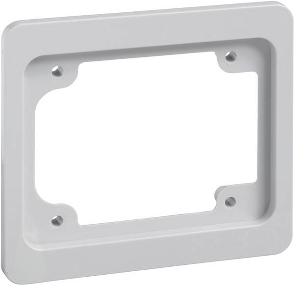 Schneider Electric 13136 Piastra di Schneider Electric prese 90x100mm 13136 Plate Polimero Grigio (RAL 7035) 1 pz.