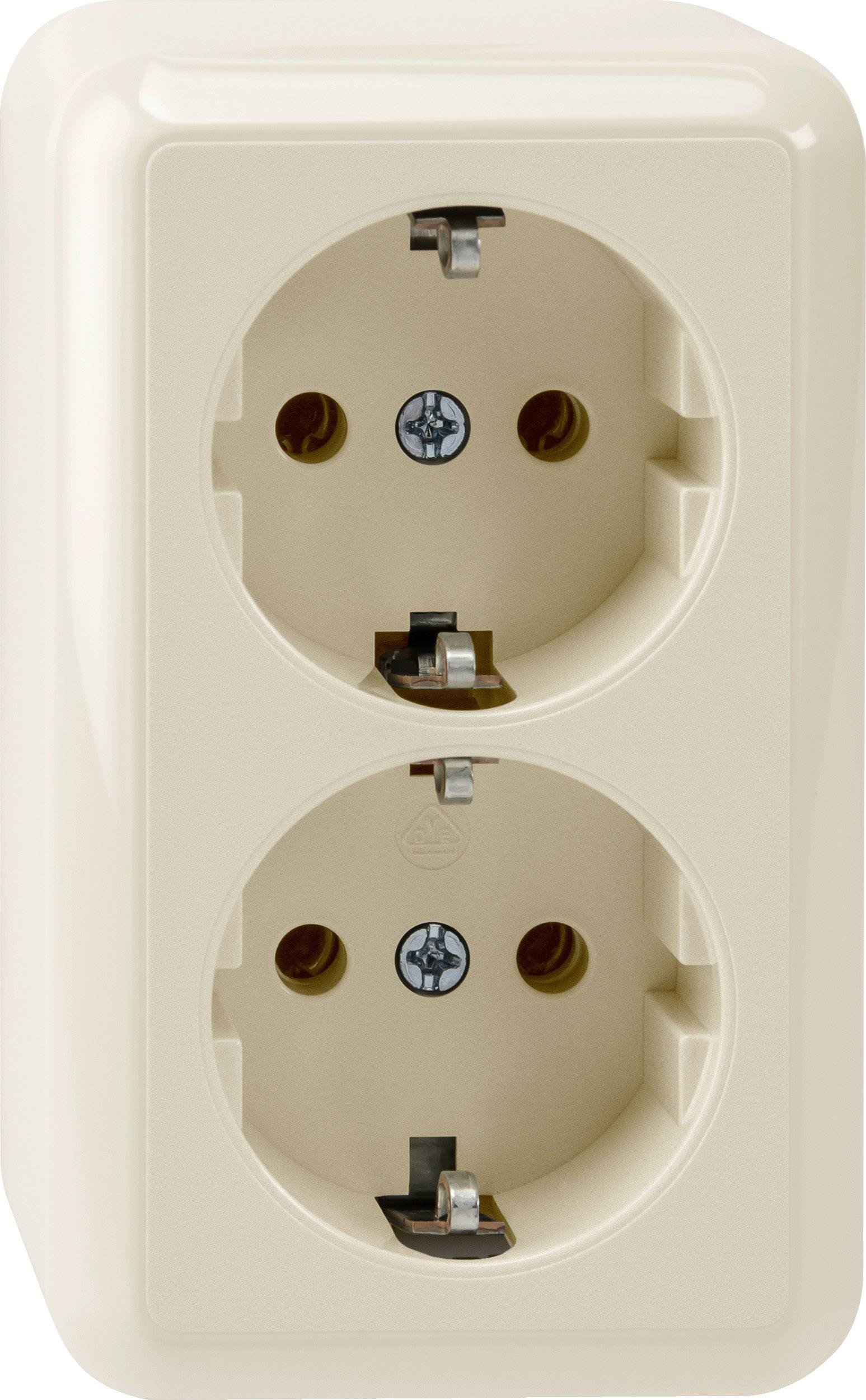 Merten 2 vie Completo Presa schuko Bianco MEG2421-8744 1 pz.