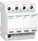 Un scaricatore di sovratensione di Schneider Electric con quattro moduli rimovibili, contrassegnati con 'Neutro', 'L1/LT', 'L2/LT', 'L3/LT'.