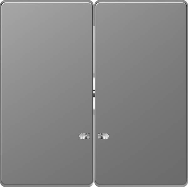Merten  Placca di copertura Commutatore System Design acciaio inox MEG3420-6036 1 pz.