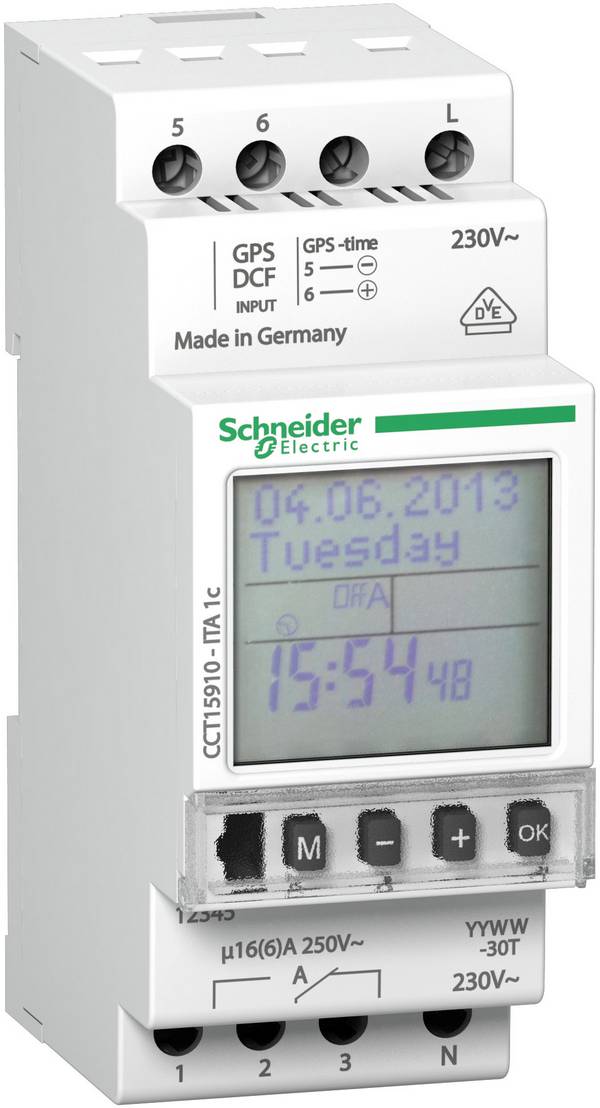 Schneider Electric CCT15910 Timer per guida DIN analogico 230 V