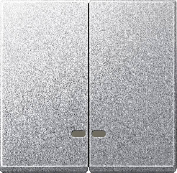 Merten  Placca di copertura Commutatore System M Alluminio MEG3420-0460 1 pz.