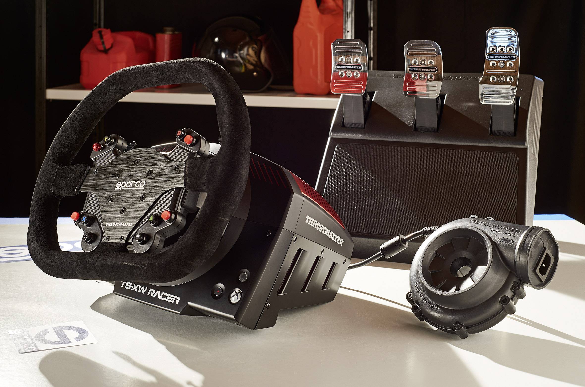 Thrustmaster TS-XW Racer Volante PC, Xbox One Nero incl. Pedale-1