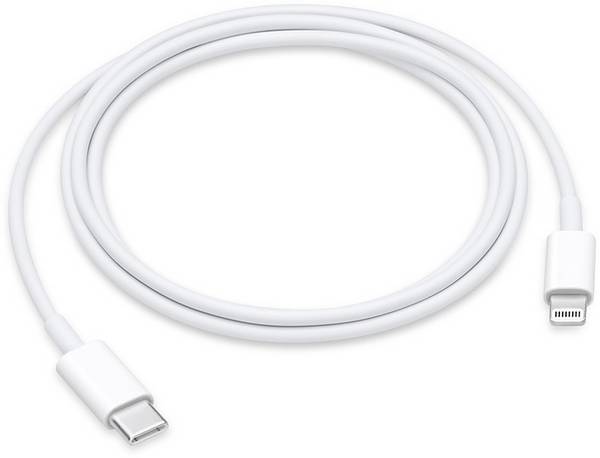 Apple - Lightning-Kabel - Lightning (M) bis USB-C (M) - 1 m - weiß - für iPad/iPhone/iPod mit Bulk Verpackung (MQGJ2ZM/A
