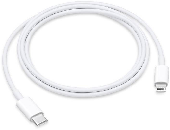 Apple - Lightning-Kabel - Lightning (M) bis USB-C (M) - 1 m - weiß - für iPad/iPhone/iPod mit Bulk Verpackung (MQGJ2ZM/A-0