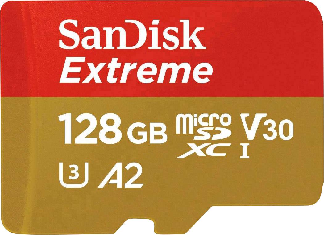 SanDisk Extreme 128 GB MicroSDXC UHS-I Classe 3-1