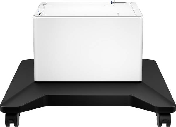 HP  F2A73A  HP M506/M527 Cabinet  Mobile base stampante  con ruote  Nero, Bianco