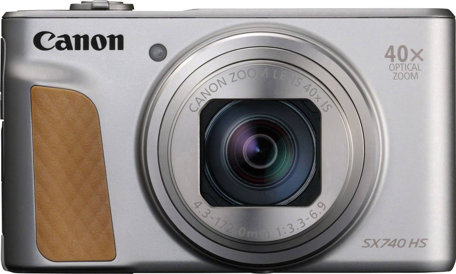 Canon PowerShot SX740 HS Fotocamera digitale 20.3 Megapixel Zoom ottico: 40 x Argento Video 4K, Bluetooth, Display orien-0