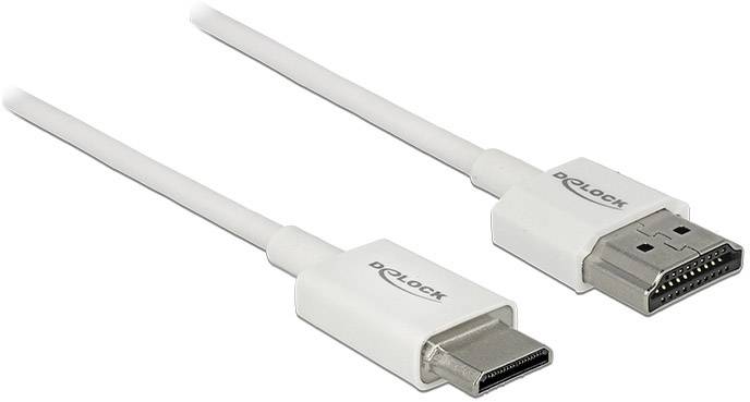 Un cavo bianco con un connettore USB-C su un'estremità e un connettore DisplayPort sull'altra, idoneo per trasmissioni video.