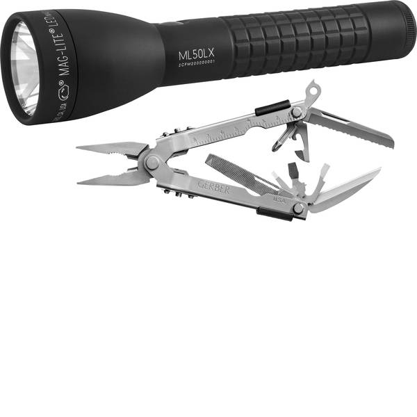 Torce tascabili - Mag-Lite Set. ML50LX 2C + MultiPlier 600 LED Torcia tascabile a batteria 490 lm 112 h 361 g - Torce tascabili - Mag-Lite Set. ML50LX 2C + MultiPlier 600 LED Torcia tascabile a batteria 490 lm 112 h 361 g -