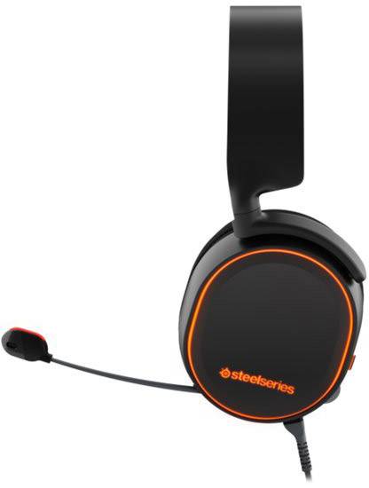 Steelseries Arctis 5 RGB Gaming Cuffie Over Ear via cavo 7,1 Surround Nero  Riduzione del rumore del microfono, Eliminazi | Conrad.it