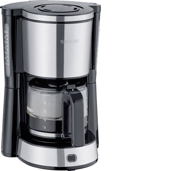Macchine dal caffè con filtro - Severin KA 4822 TYPE Macchina per il caffè Acciaio, Nero Capacità tazze=10 - Macchine dal caffè con filtro - Severin KA 4822 TYPE Macchina per il caffè Acciaio, Nero Capacità tazze=10 -