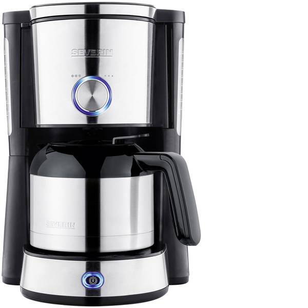 Macchine dal caffè con filtro - Severin KA 4845 TYPE SWITCH Macchina per il caffè Acciaio, Nero Capacità tazze=8 Isolato - Macchine dal caffè con filtro - Severin KA 4845 TYPE SWITCH Macchina per il caffè Acciaio, Nero Capacità tazze=8 Isolato -