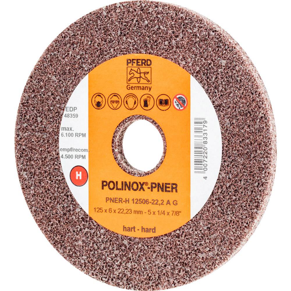 PFERD TOOLS 44691053 POLINOX-compatto mola PNER-H 12506-22,2 A G 125 mm 5 pz.