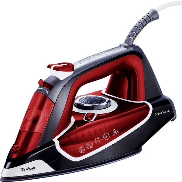 Ferri da stiro - Trisa Expert Steam Ferro da stiro a vapore Rosso 2200 W - Ferri da stiro - Trisa Expert Steam Ferro da stiro a vapore Rosso 2200 W -