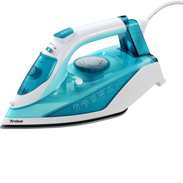 Ferri da stiro - Trisa Classic Steam i5521 Ferro da stiro a vapore Turchese 2000 W - Ferri da stiro - Trisa Classic Steam i5521 Ferro da stiro a vapore Turchese 2000 W -