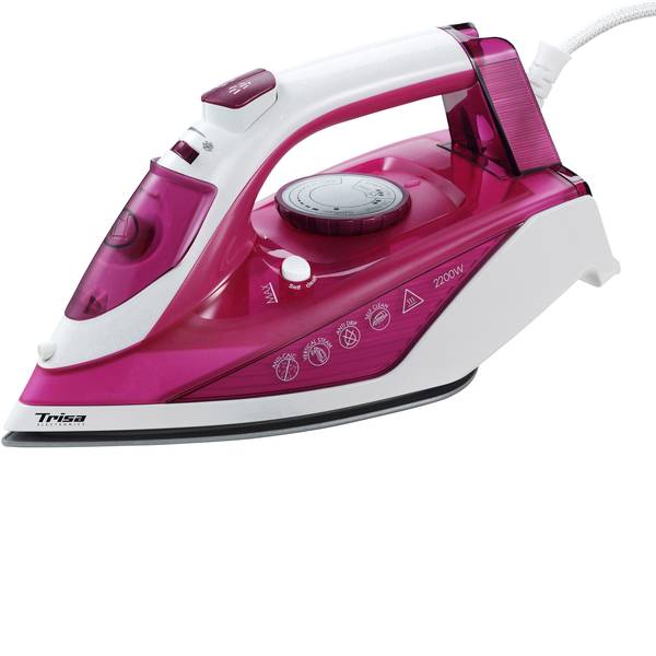 Ferri da stiro - Trisa Comfort Steam i5777 Ferro da stiro a vapore Rosa 2200 W - Ferri da stiro - Trisa Comfort Steam i5777 Ferro da stiro a vapore Rosa 2200 W -