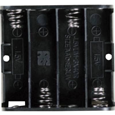 Takachi SN34S Portabatteria 4x Stilo (AA) Connettore a scatto (L x L x A) 61.9 x 57.2 x 15 mm