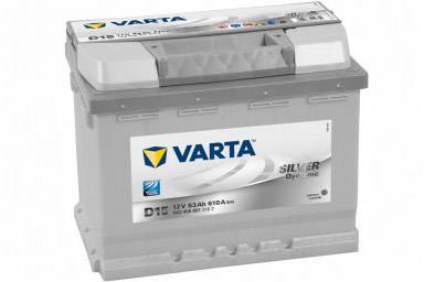 Varta Silver Dynamic D15 Batteria per auto 12 V 63 Ah ETN 563 400 061 Tipo polo: T1