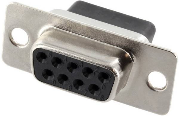 econ connect BU9CR Custodia per connettore femmina 180 ° Numero Poli (num): 9 A crimpare 1 pz.