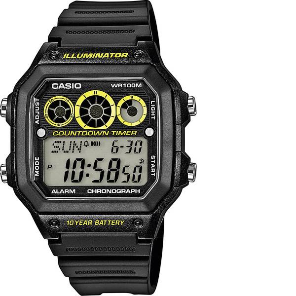 Orologi da polso - Casio Quarzo Orologio da polso AE-1300WH-1AVEF (L x L x A) 45 x 42.1 x 12.5 mm Nero Materiale cassa=Resina Materiale - Orologi da polso - Casio Quarzo Orologio da polso AE-1300WH-1AVEF (L x L x A) 45 x 42.1 x 12.5 mm Nero Materiale cassa=Resina Materiale -