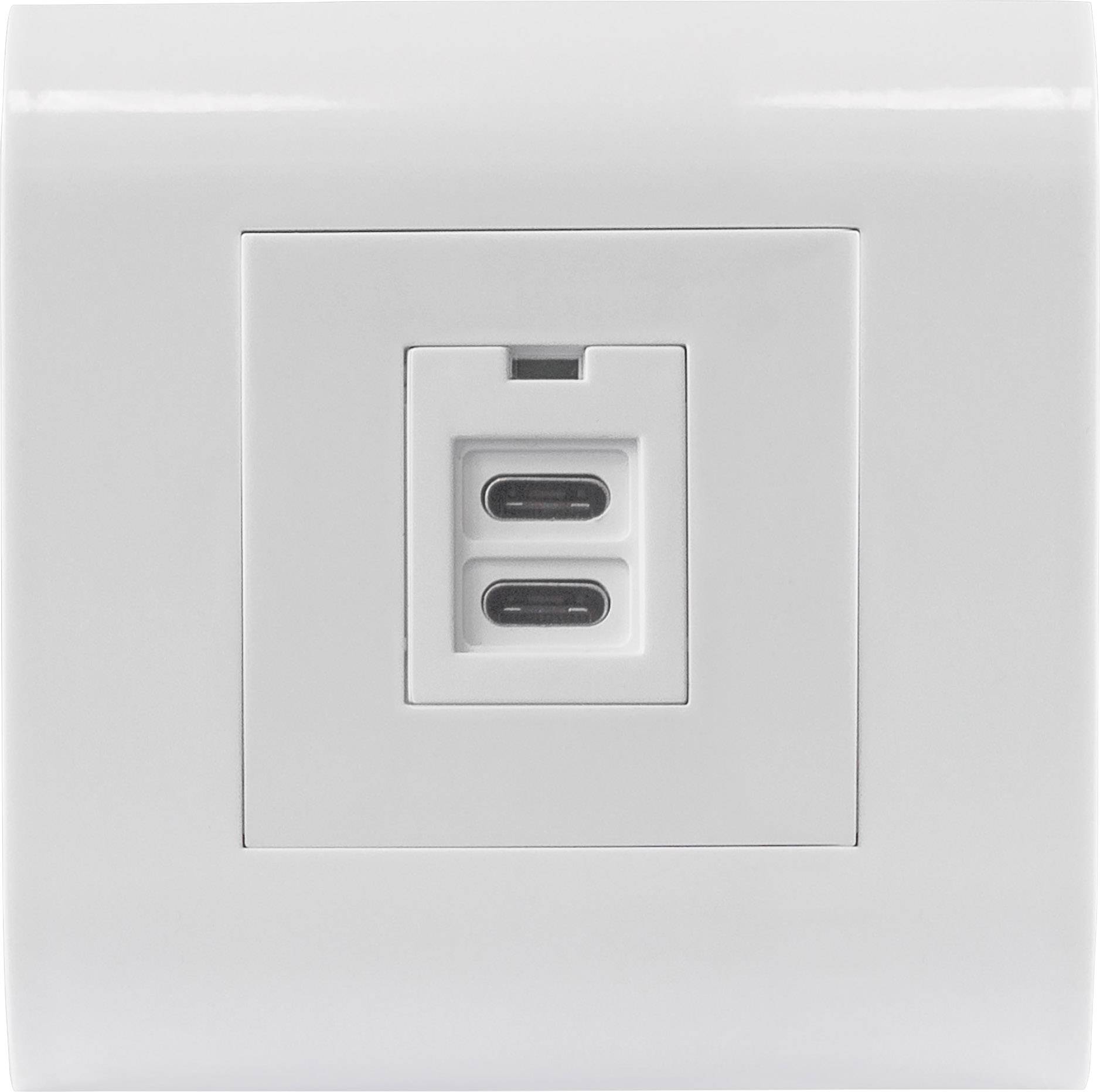 Intellinet 772204 2 vie Presa di ricarica USB IP20 Bianco