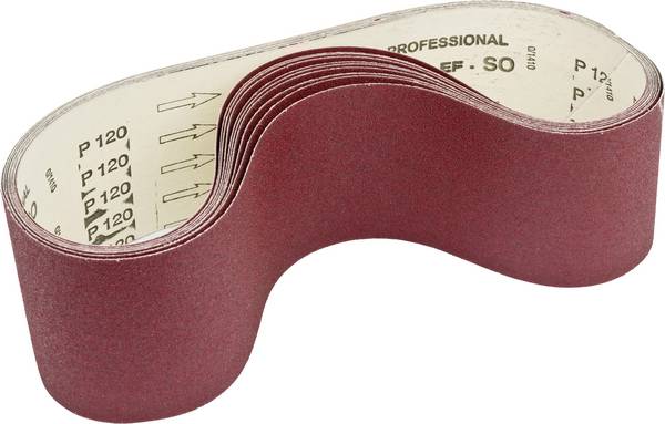 Holzmann Maschinen  SB1220SET KIT carta abrasiva a nastro  Dimensione dei grani 60, 80, 100, 120   10 pz.