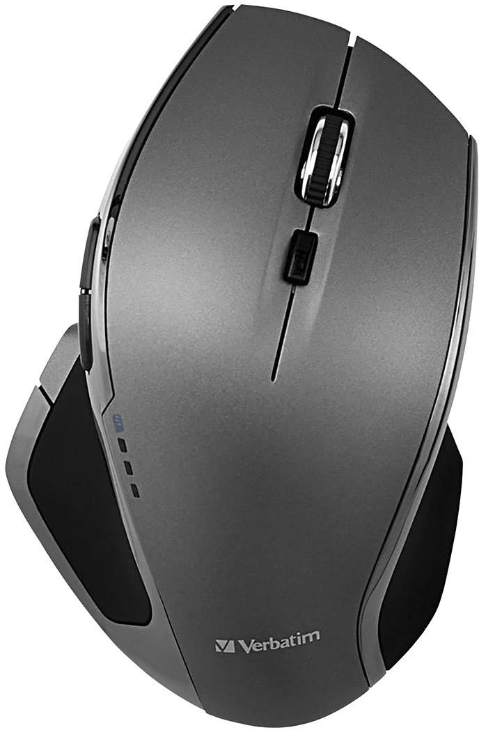 Verbatim Deluxe Mouse ergonomico Senza fili (radio) Ottico Multicolore 8 Tasti 1600 dpi Ergonomico-0