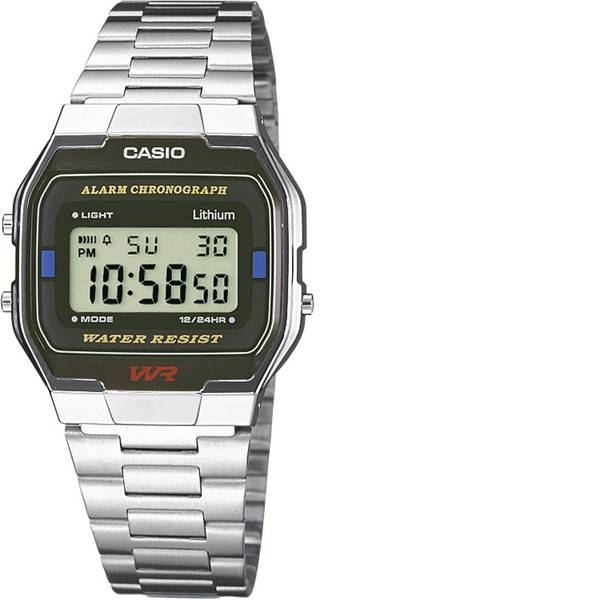 Orologi da polso - Casio Cronografo Orologio da polso A163WA-1QES (L x L x A) 36.8 x 33 x 9.1 mm Argento Materiale cassa=Acciaio inox - Orologi da polso - Casio Cronografo Orologio da polso A163WA-1QES (L x L x A) 36.8 x 33 x 9.1 mm Argento Materiale cassa=Acciaio inox -