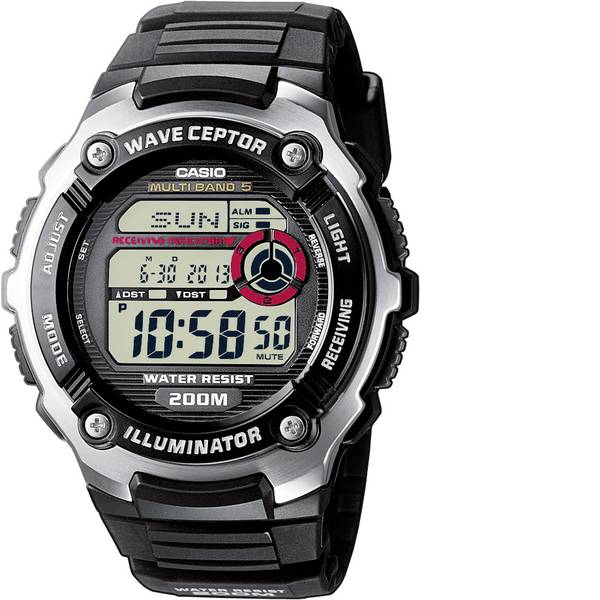 Orologi da polso - Casio Radiocontrollato Orologio da polso WV-200E-1AVEF (L x L x A) 52.2 x 47.7 x 15.2 mm Argento Materiale cassa=Acciaio - Orologi da polso - Casio Radiocontrollato Orologio da polso WV-200E-1AVEF (L x L x A) 52.2 x 47.7 x 15.2 mm Argento Materiale cassa=Acciaio -