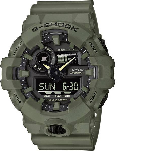 Orologi da polso - Casio Quarzo Orologio da polso GA-700UC-3AER (L x L x A) 57.5 x 53.4 x 18.4 mm Verde (opaco) Materiale cassa=Resina - Orologi da polso - Casio Quarzo Orologio da polso GA-700UC-3AER (L x L x A) 57.5 x 53.4 x 18.4 mm Verde (opaco) Materiale cassa=Resina -