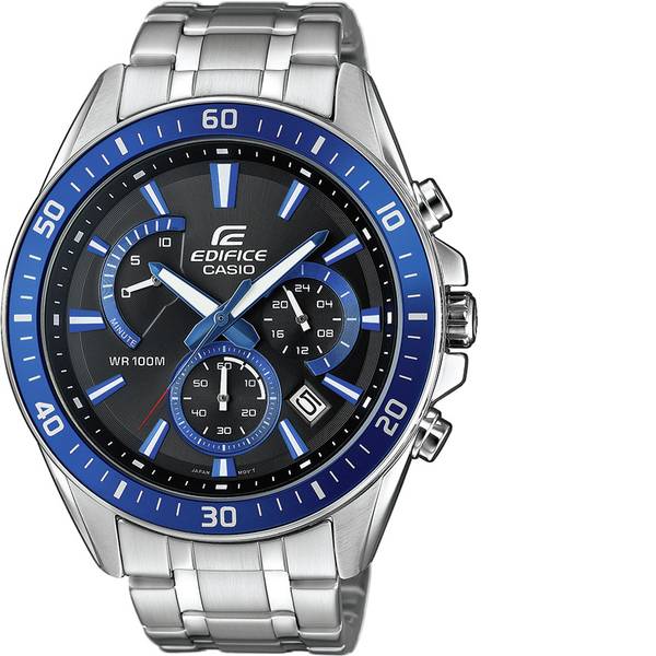 Orologi da polso - Casio Cronografo Orologio da polso EFR-552D-1A2VUEF (L x L x A) 53 x 47 x 12.3 mm Argento - Blu Materiale cassa=Acciaio - Orologi da polso - Casio Cronografo Orologio da polso EFR-552D-1A2VUEF (L x L x A) 53 x 47 x 12.3 mm Argento - Blu Materiale cassa=Acciaio -