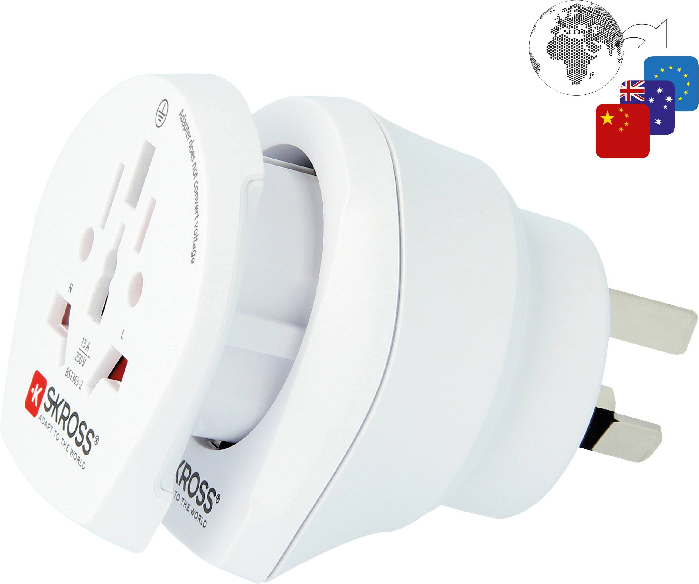 Skross 1.500210-E Reiseadapter CO W to AUS/CHINA (1.500210-E)