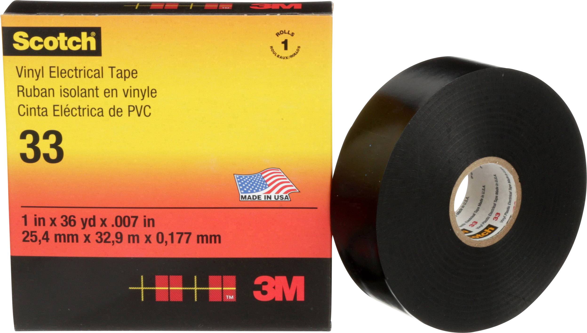 Scotch SCOTCH33-38X33 Nastro isolante Scotch® Nero (L x L) 33 m x 38 mm 1 pz.