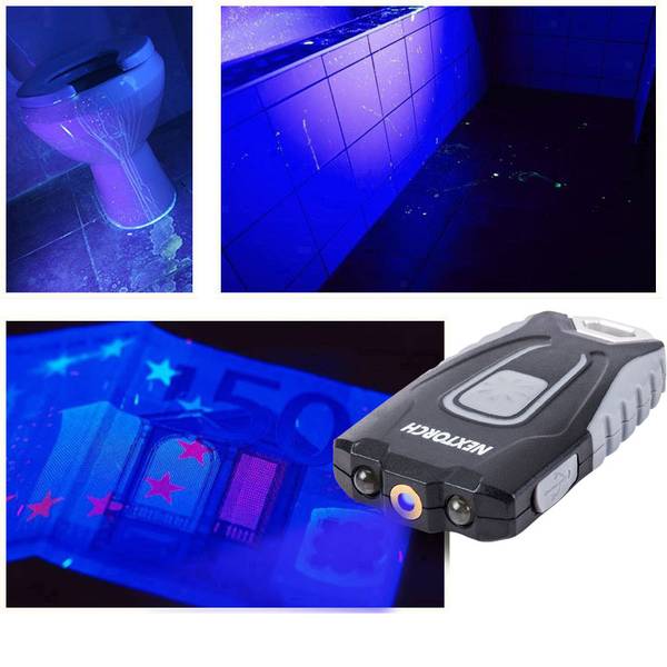 Torce tascabili - Nextorch GL20 UV LED UV, LED Torcia tascabile a batteria ricaricabile 60 lm 17.5 g - Torce tascabili - Nextorch GL20 UV LED UV, LED Torcia tascabile a batteria ricaricabile 60 lm 17.5 g -