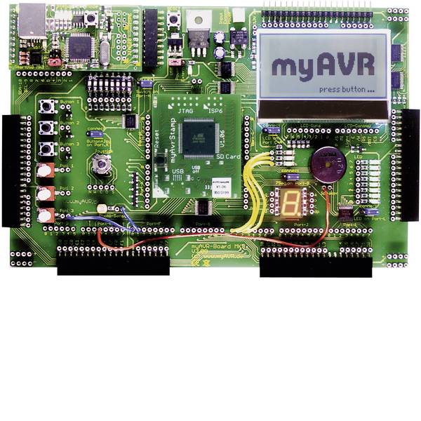 Kit e schede microcontroller MCU - myAVR Scheda per esperimenti AVR Entwicklungsboard MK3 / 64 K - Kit e schede microcontroller MCU - myAVR Scheda per esperimenti AVR Entwicklungsboard MK3 / 64 K -
