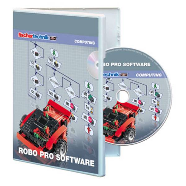 Robot in kit di montaggio - fischertechnik Software ROBO Pro 93296 - Robot in kit di montaggio - fischertechnik Software ROBO Pro 93296 -