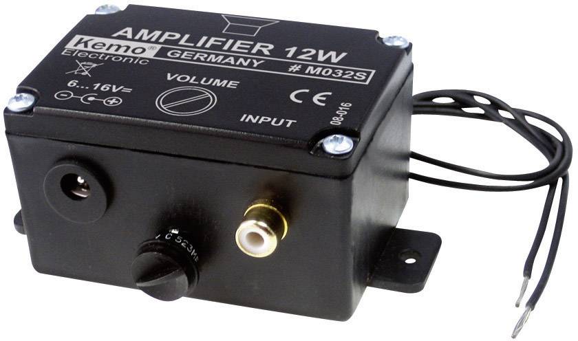 KEMO M237 Préamplificateur Stéréo Universel 9-24V - Idéal Pour Microphones Et Signaux Faibles