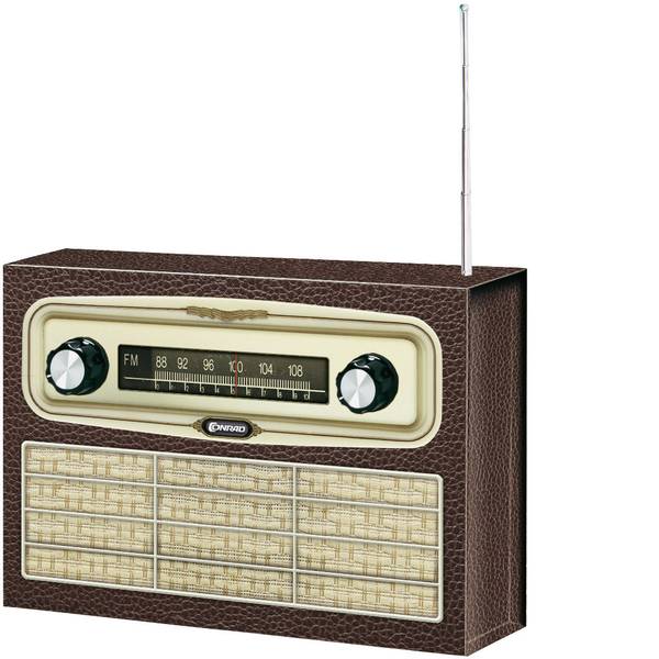 Kit retrò da costruire - Conrad Components FM Radio Retrò da 14 anni - Kit retrò da costruire - Conrad Components FM Radio Retrò da 14 anni -