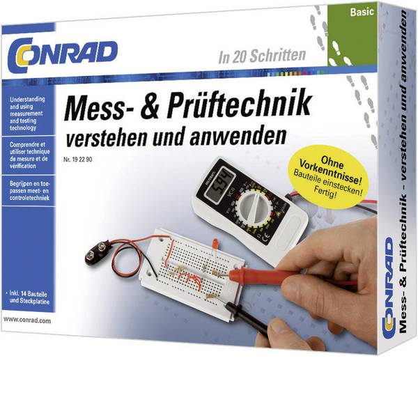 Kit esperimenti e pacchetti di apprendimento - Conrad Components 10091 Basic Mess- & Prüftechnik Pacchetto di apprendimento da 14 anni - Kit esperimenti e pacchetti di apprendimento - Conrad Components 10091 Basic Mess- & Prüftechnik Pacchetto di apprendimento da 14 anni -