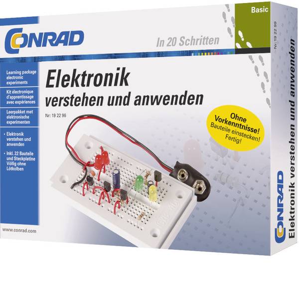 Pacchetti di apprendimento elettrici ed elettronici - Conrad Components Basic Elektronik 3964 Pacchetto di apprendimento da 14 anni - Pacchetti di apprendimento elettrici ed elettronici - Conrad Components Basic Elektronik 3964 Pacchetto di apprendimento da 14 anni -