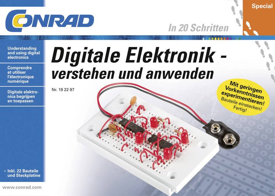 Conrad Components Special Digitale Elektronik 10073 Pacchetto di apprendimento da 14 anni-1