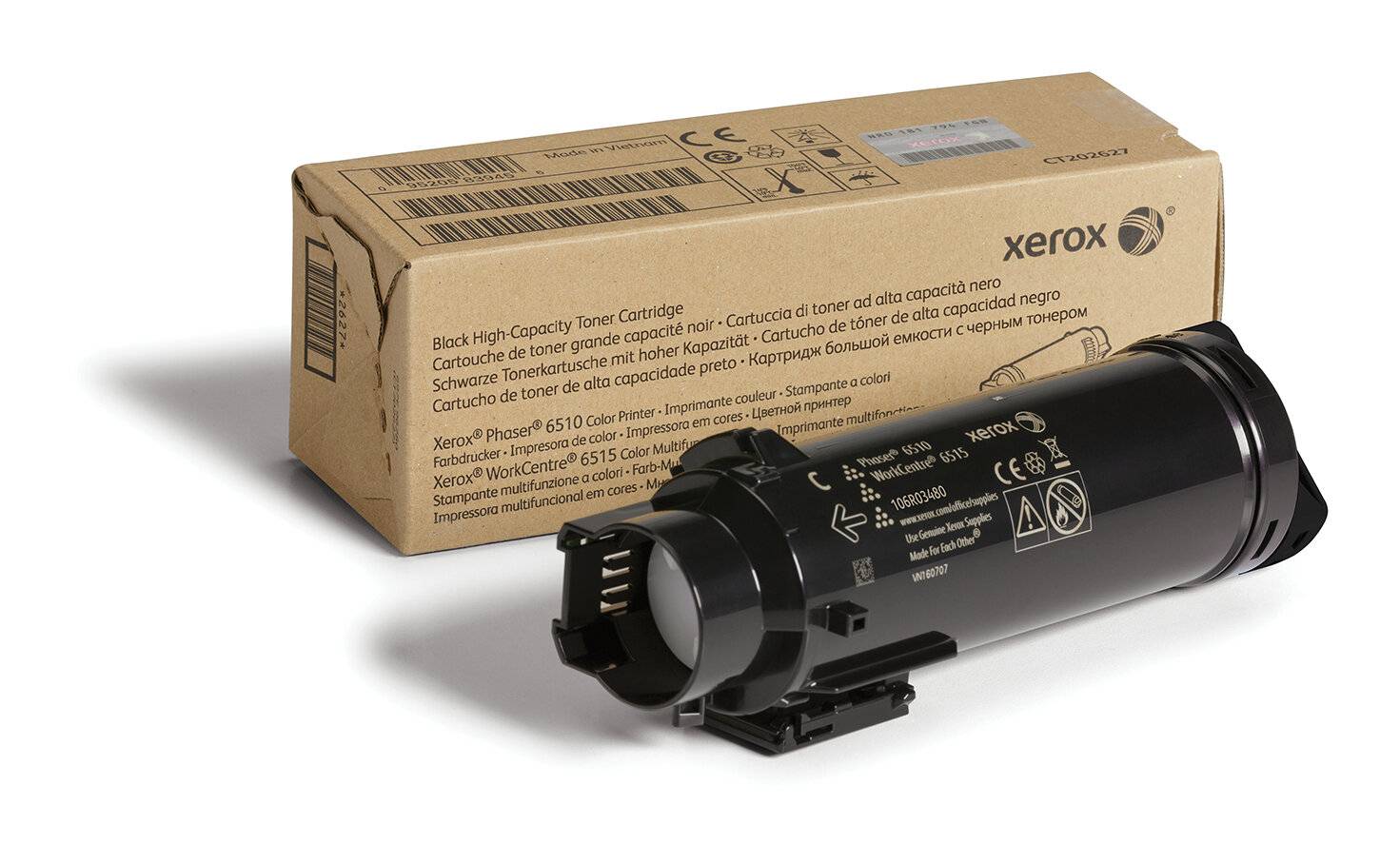 Xerox Cartuccia toner Nero a High capacity da 5500 Pagine per Phaser® 6510, WorkCentre® 6515 (106R03480)-3