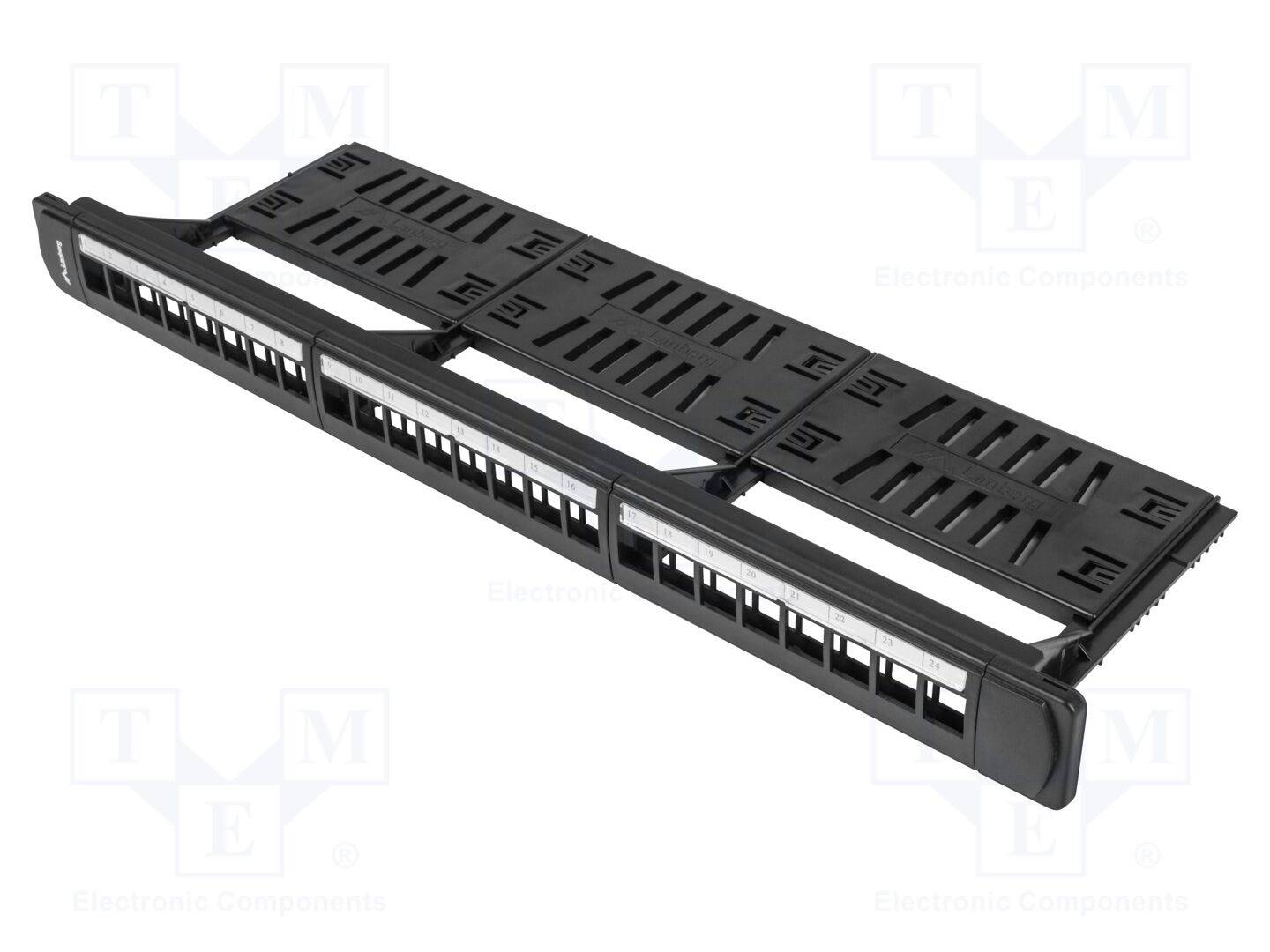 Patch Panel 24 Porte UTP Categoria 5e Lanberg PPKS-1124-B-0