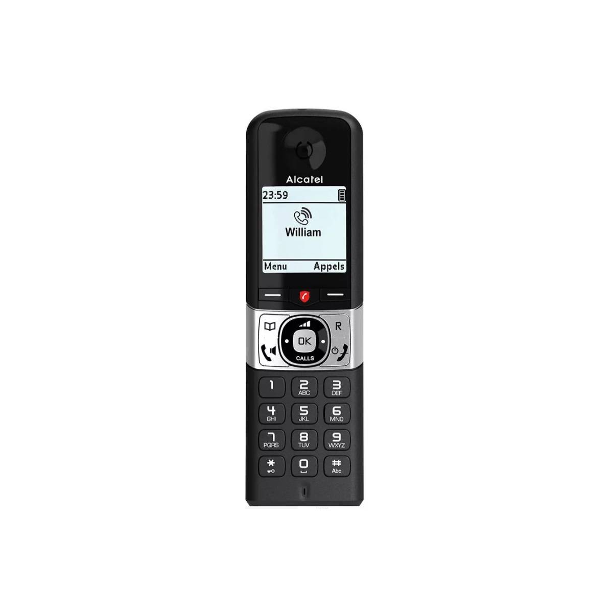 Alcatel F890 Telefono DECT Identificatore di chiamata Nero-2