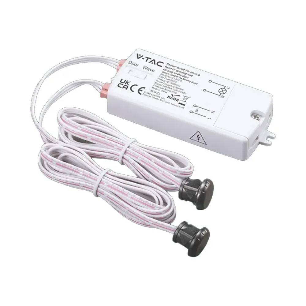 V-TAC Sensore Movimento Luci LED Armadio/Anta accensione con Mano/Porta 1000W-0
