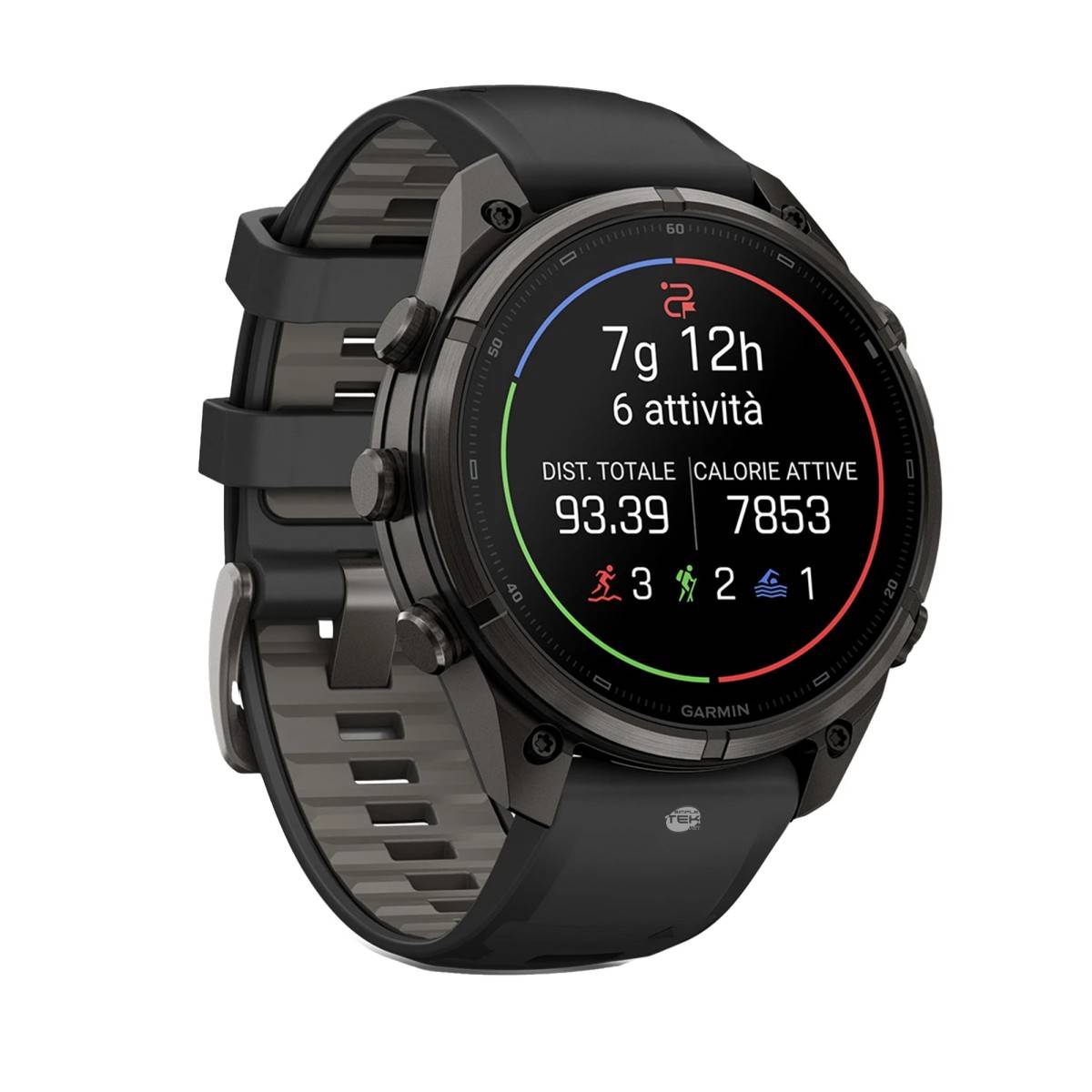 Garmin Fenix 9 Pro 47mm Carbon Gray Dlc Titanium Smartwatch Gps Con Cinturino-1