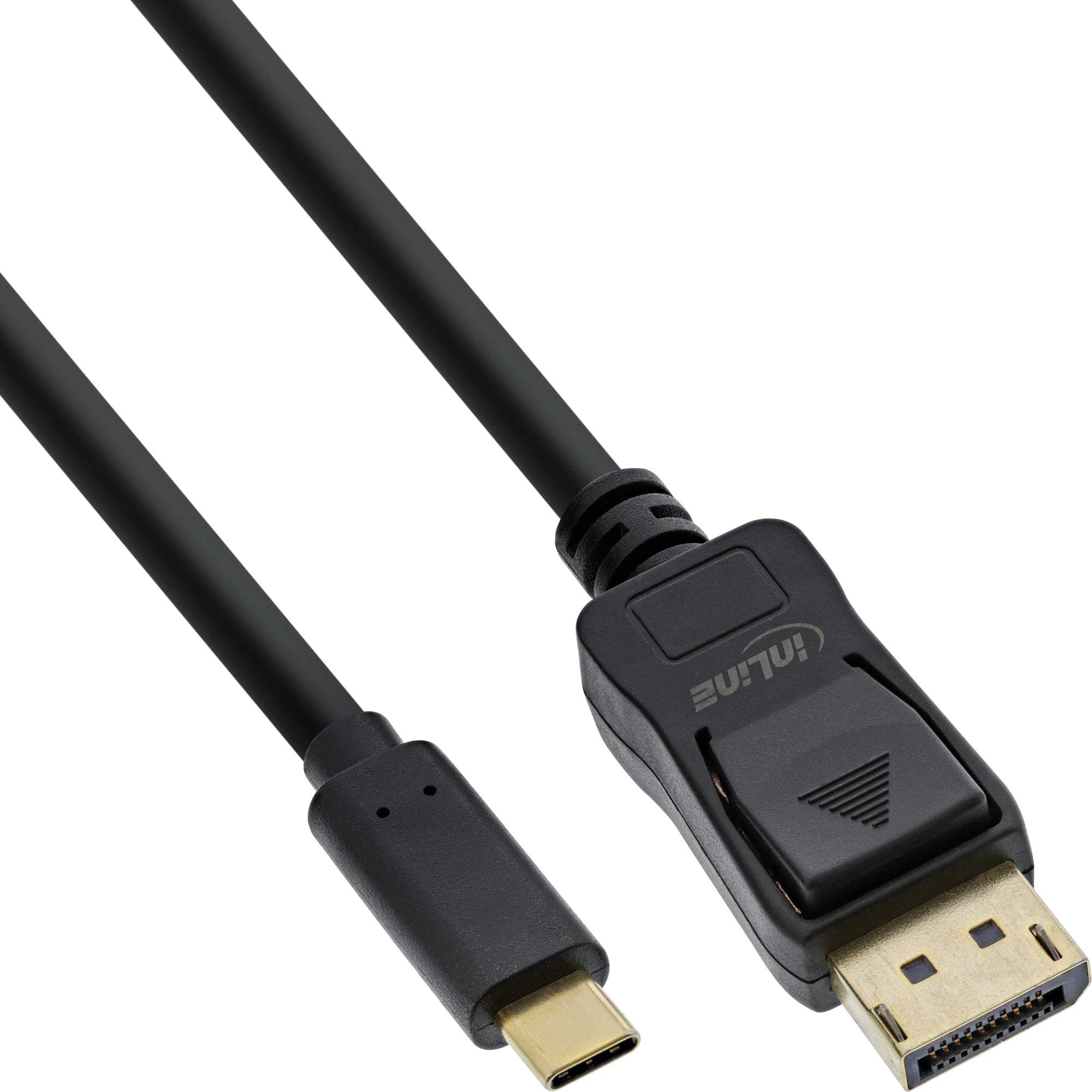 InLine USB Display Kabel - USB-C Stecker zu DisplayPort Stecker - 2m-0