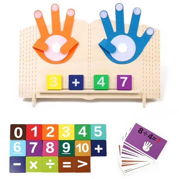 Gioco Montessori Giocattolo Matematica In Legno Educativo Apprendimento Operazioni 32350 -